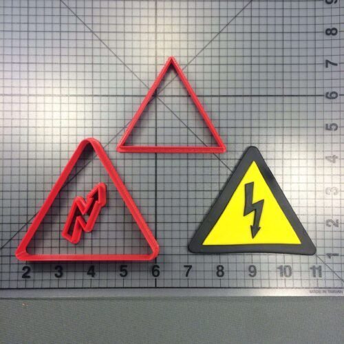 Warning Sign 103 Cookie Cutter Set