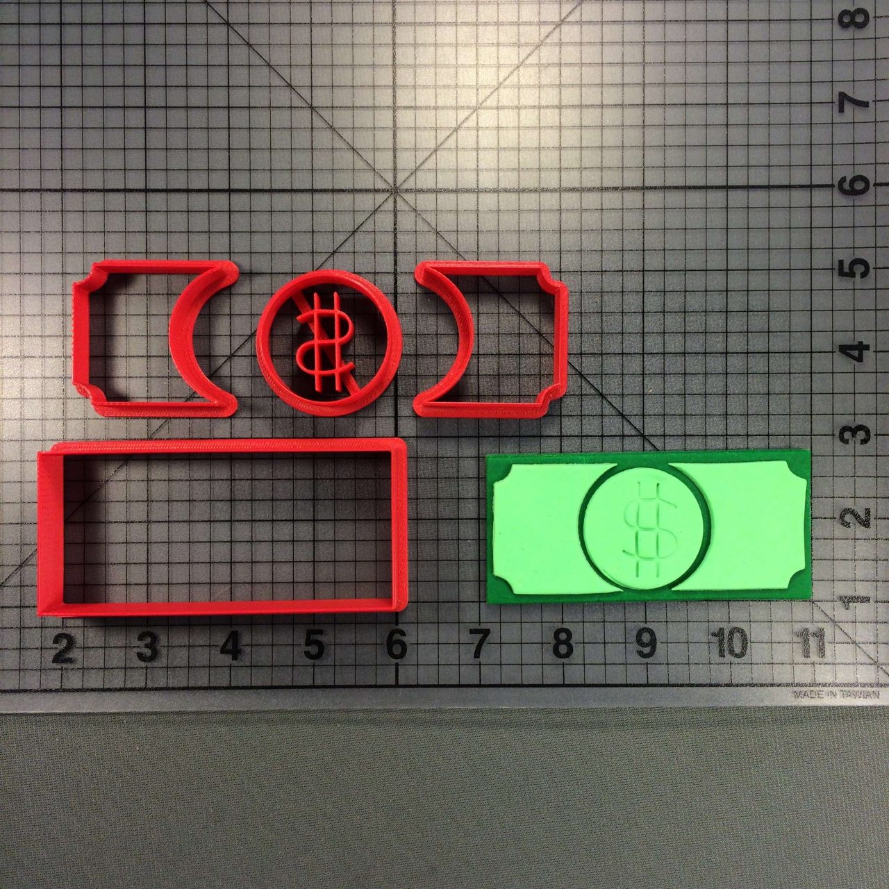 Dollar Bill 266-069 Cookie Cutter Set