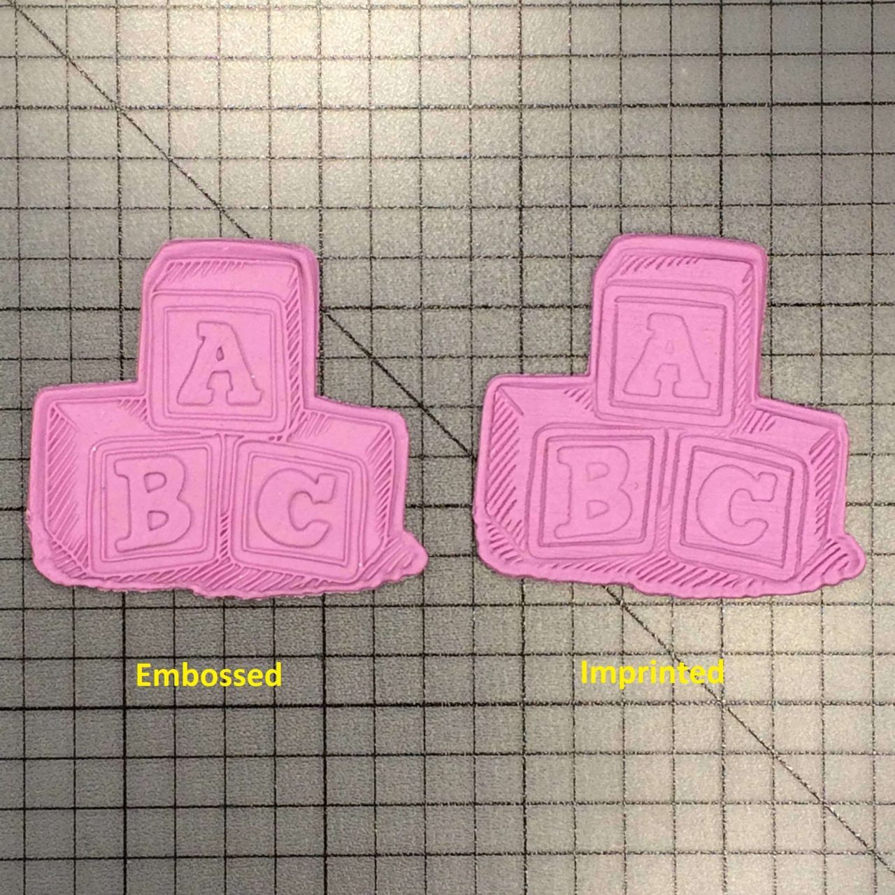 ABC Blocks 227-023 Cookie Cutter and Acrylic Stamp - Image 4