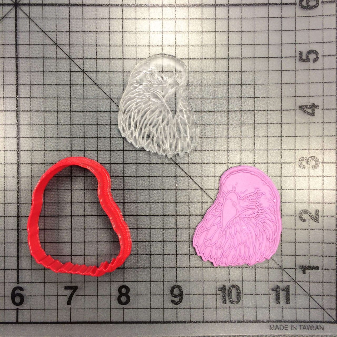 JB_ Bald Eagle 227-026 Cookie Cutter and Stamp Imprinted (1)