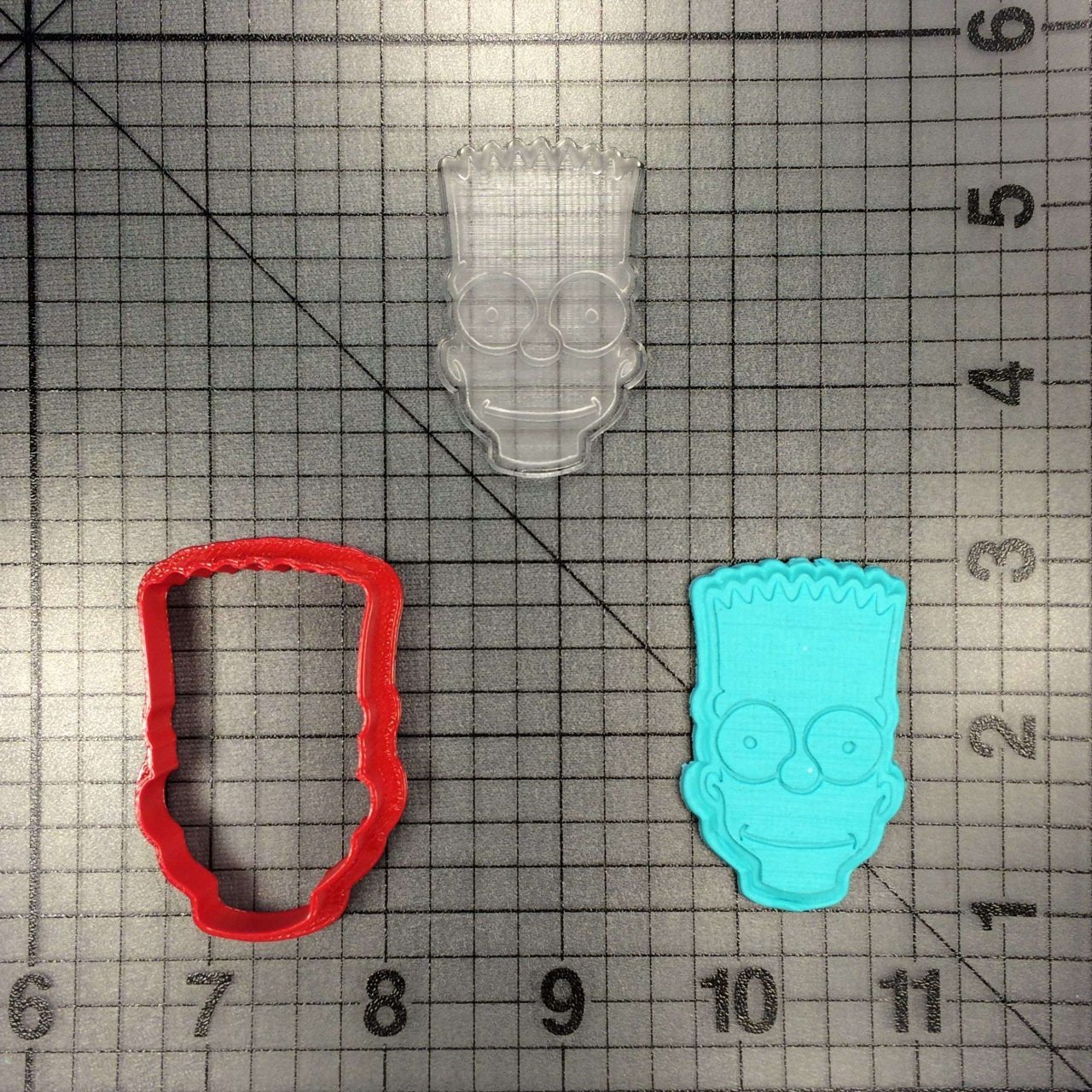 Bart Simpson 100 Cookie Cutter and Stamp (Embossed)