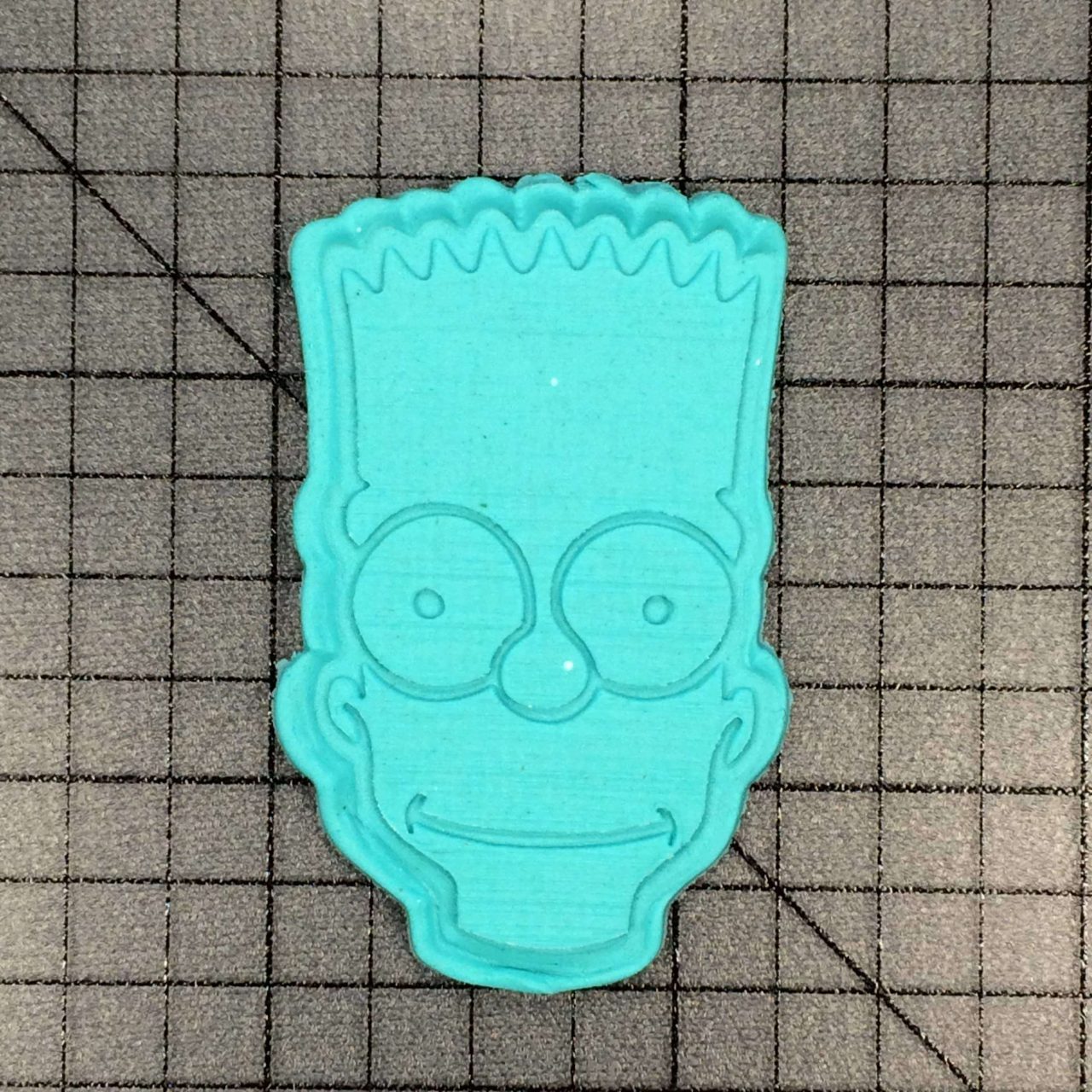 The Simpsons - Bart Simpson 100 Cookie Cutter and Acrylic Stamp - Image 2