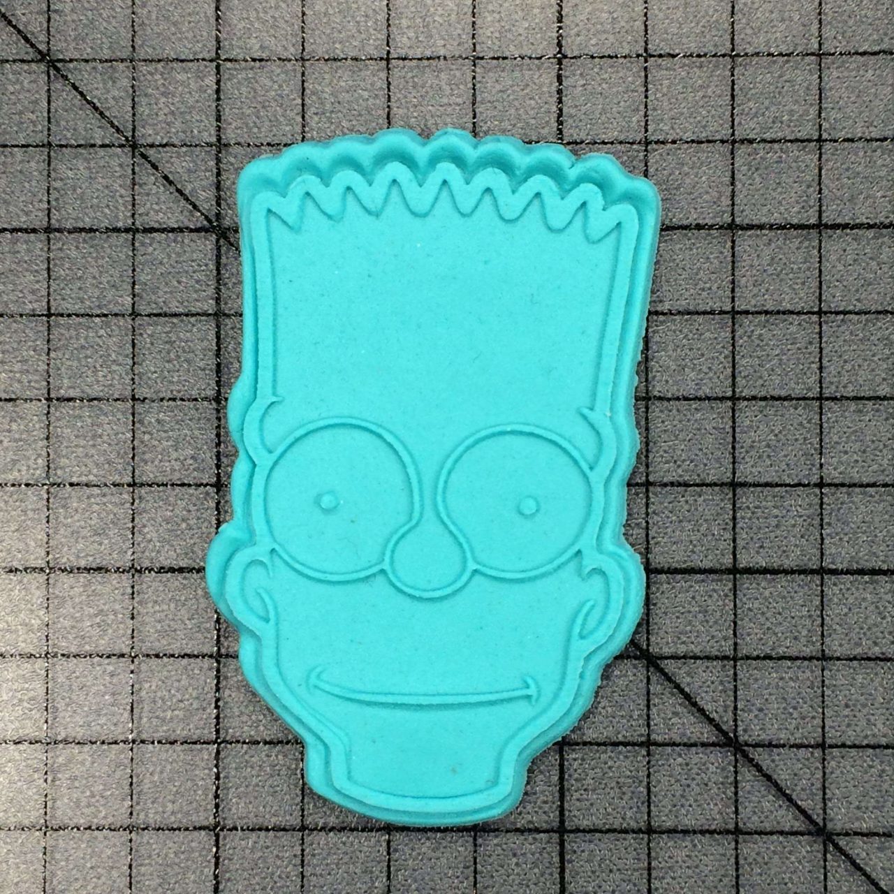 The Simpsons - Bart Simpson 100 Cookie Cutter and Acrylic Stamp - Image 4