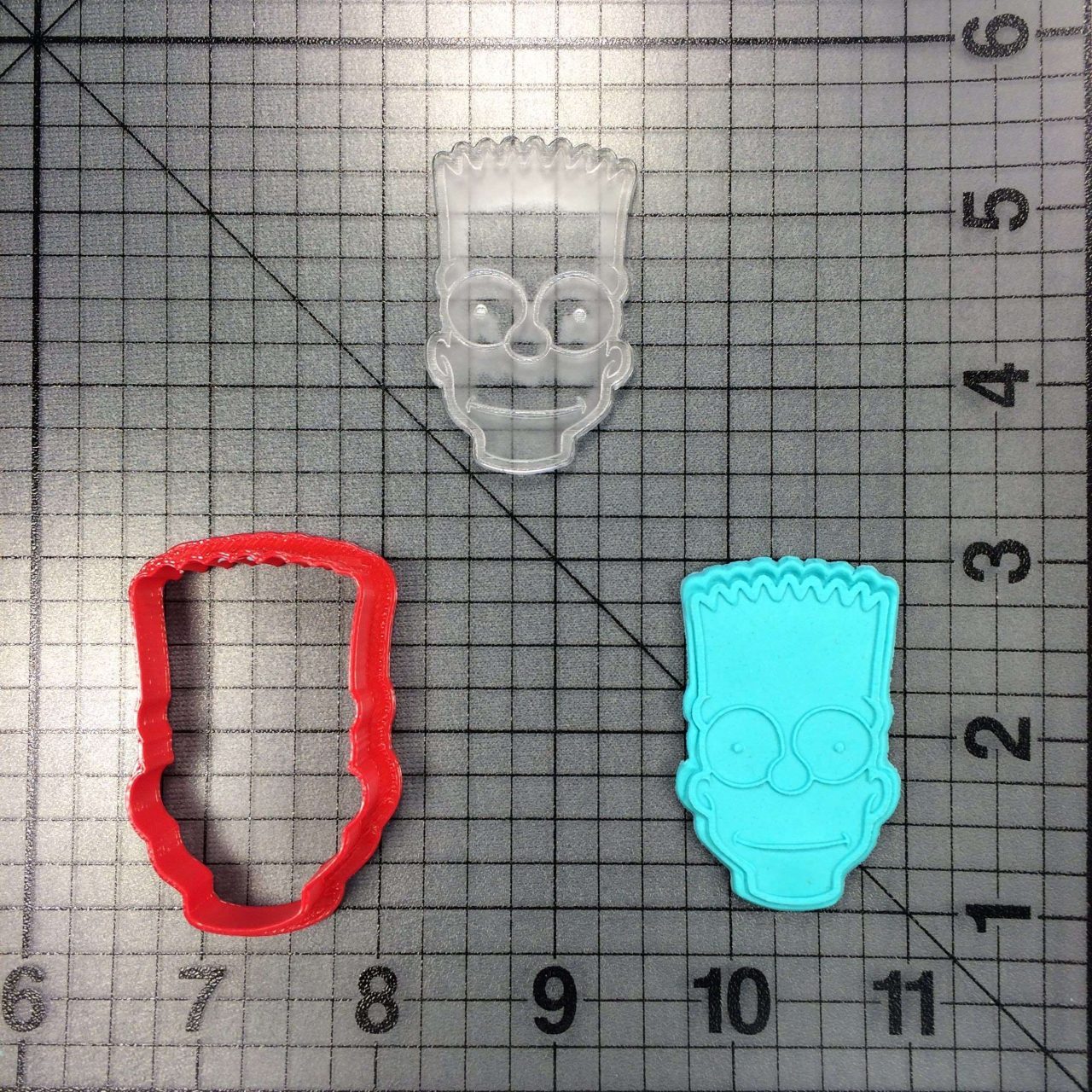 The Simpsons - Bart Simpson 100 Cookie Cutter and Acrylic Stamp - Image 3