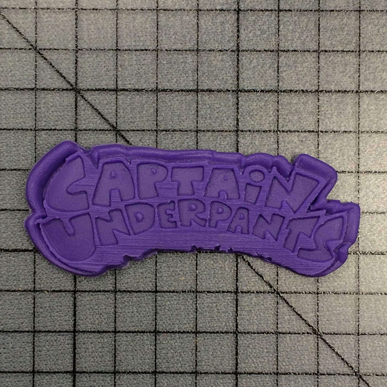 Captain Underpants 100 Cookie Cutter and Acrylic Stamp - Image 2