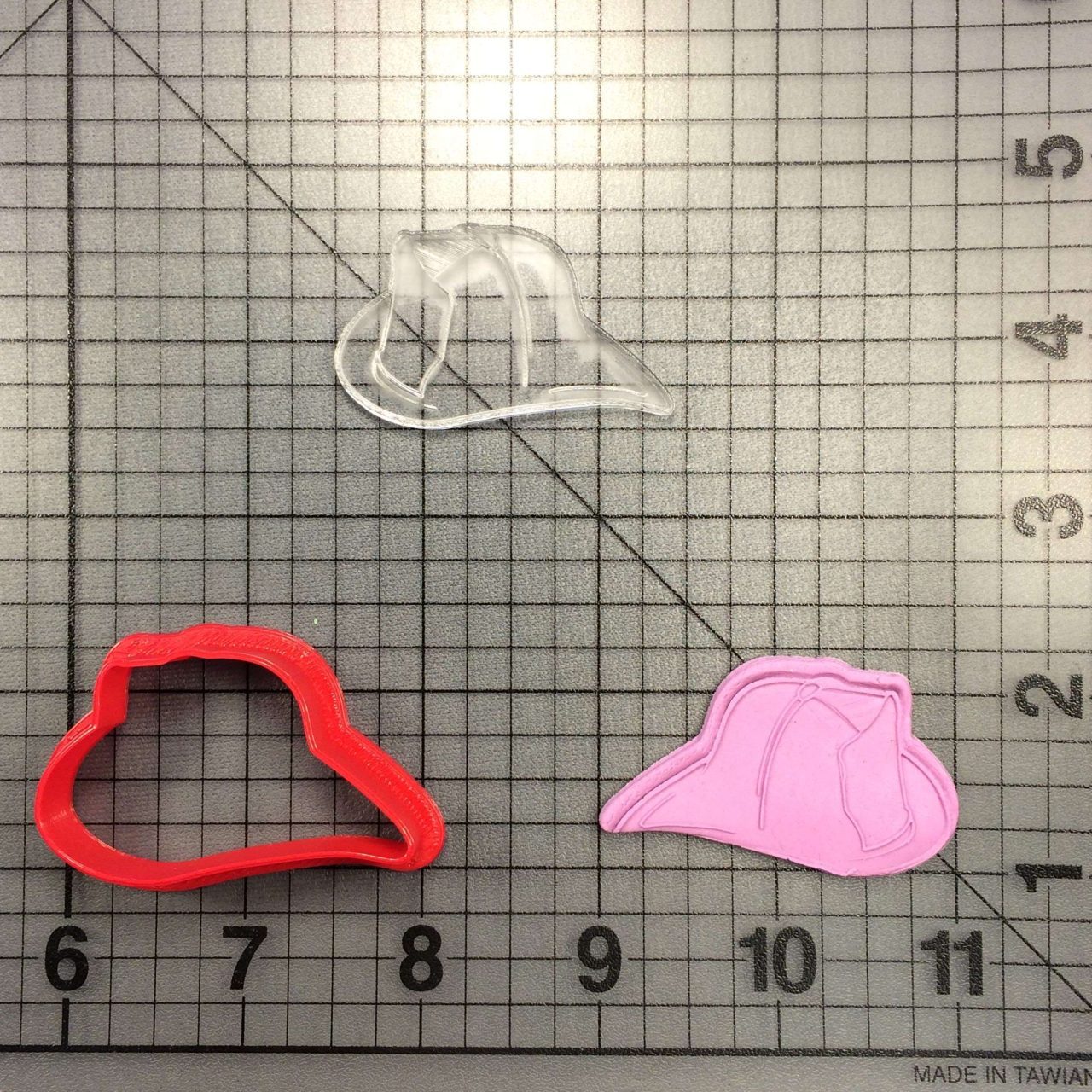Firefighter Hat 227-027 Cookie Cutter and Acrylic Stamp - Image 3
