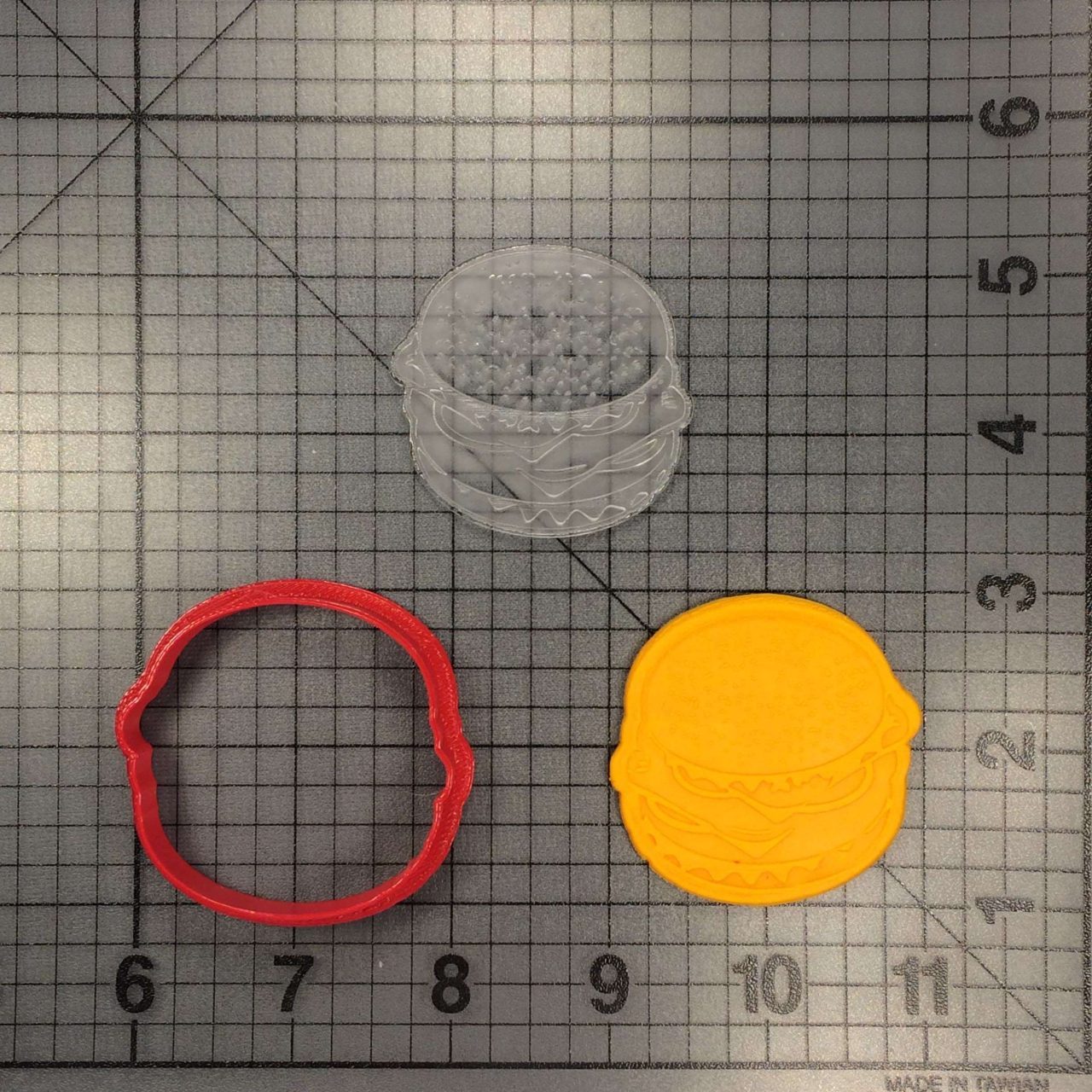 Hamburger 227-018 Cookie Cutter and Acrylic Stamp - Image 3