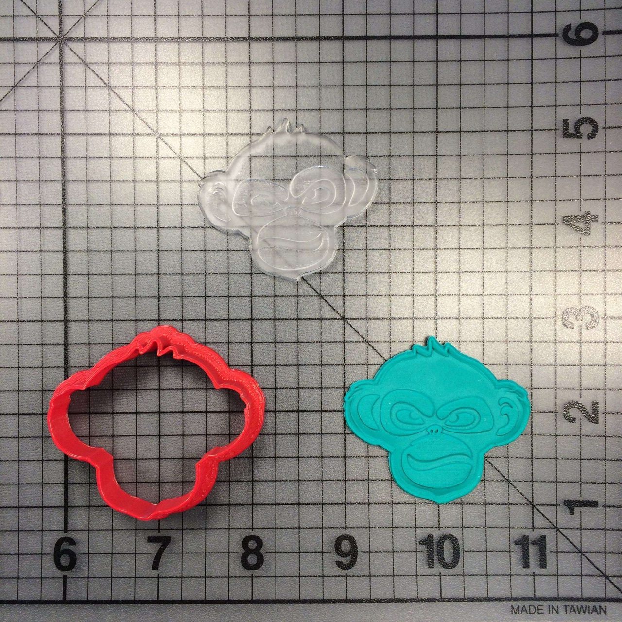 JB_ Monkey 227-028 Cookie Cutter and Stamp Imprinted (1)