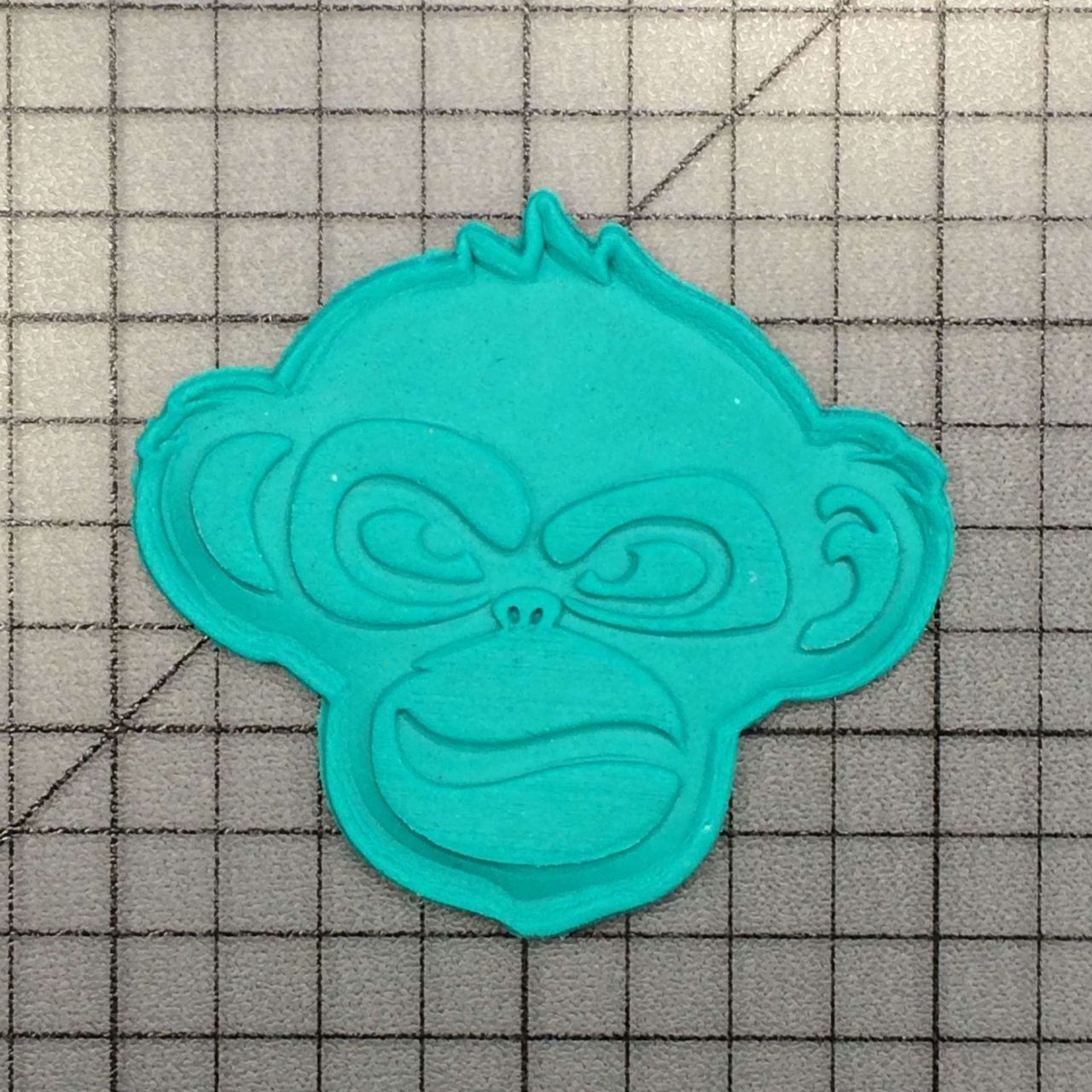 JB_ Monkey 227-028 Cookie Cutter and Stamp Imprinted (2)