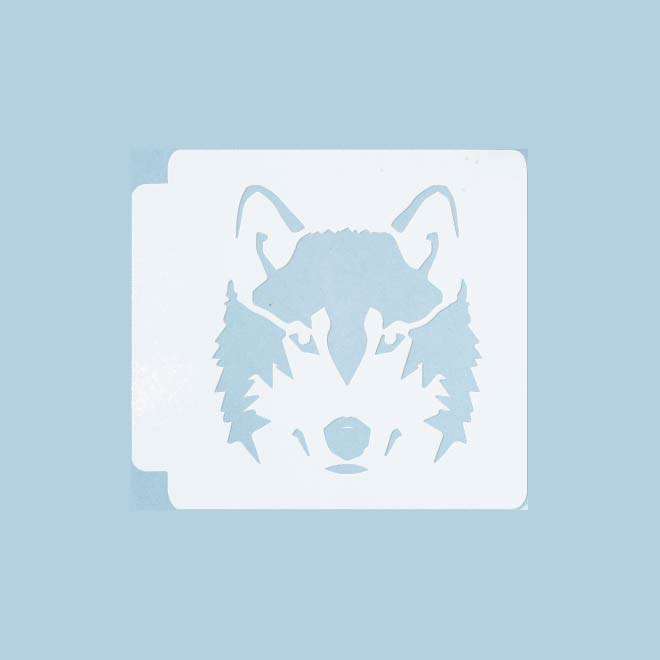 Wolf Face 783-091 Stencil