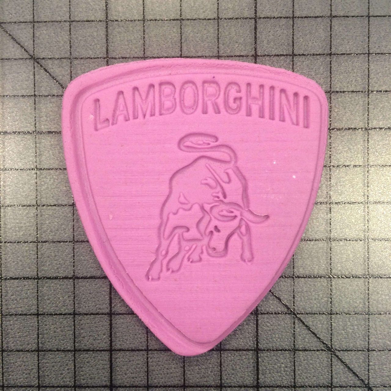 Lamborghini Logo 100 Cookie Cutter and Stamp (Imprinted 2)