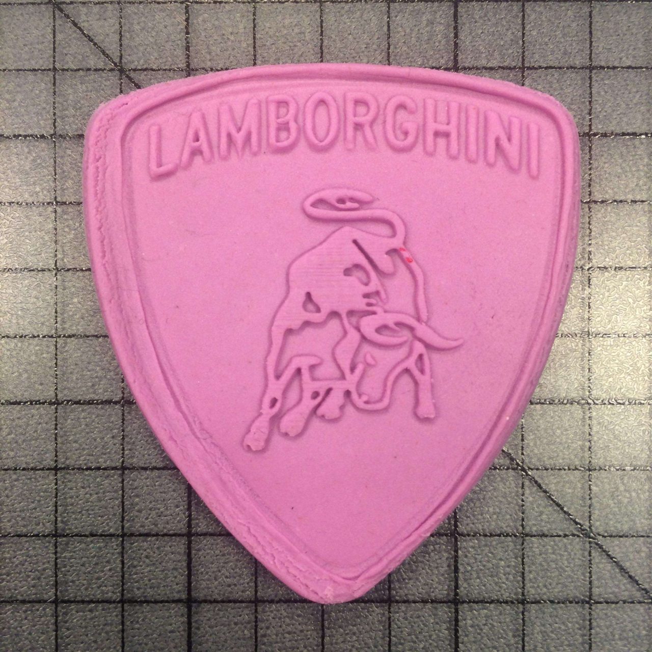 Lamborghini Logo 100 Cookie Cutter and Stamp (Embossed 1)