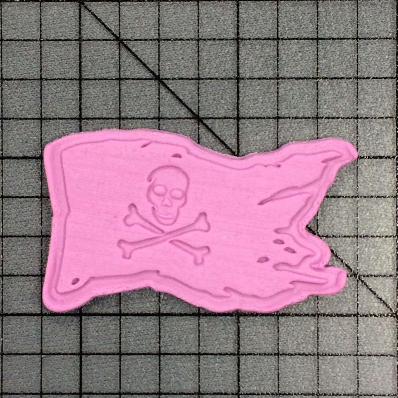 Pirate Flag 101 Cookie Cutter and Stamp (Imprinted 2)