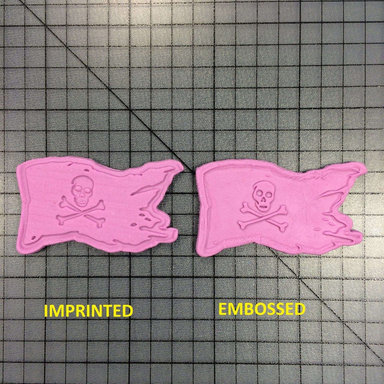 Pirate Flag 101 Cookie Cutter and Stamp (written)