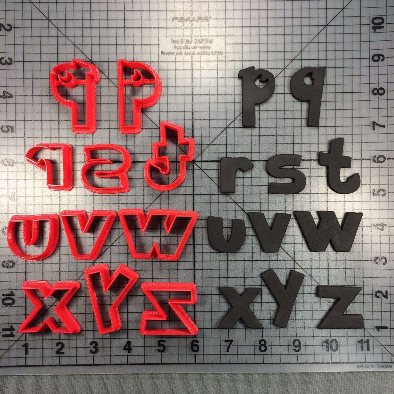 Pokemon Font Lowercase Cookie Cutter Set