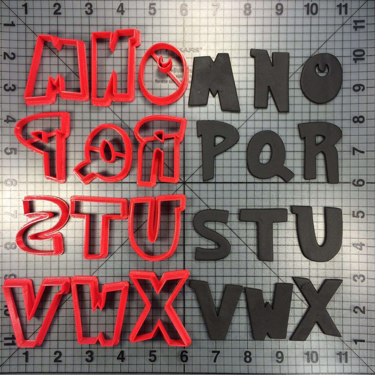 Pokemon Font Uppercase Cookie Cutter Set