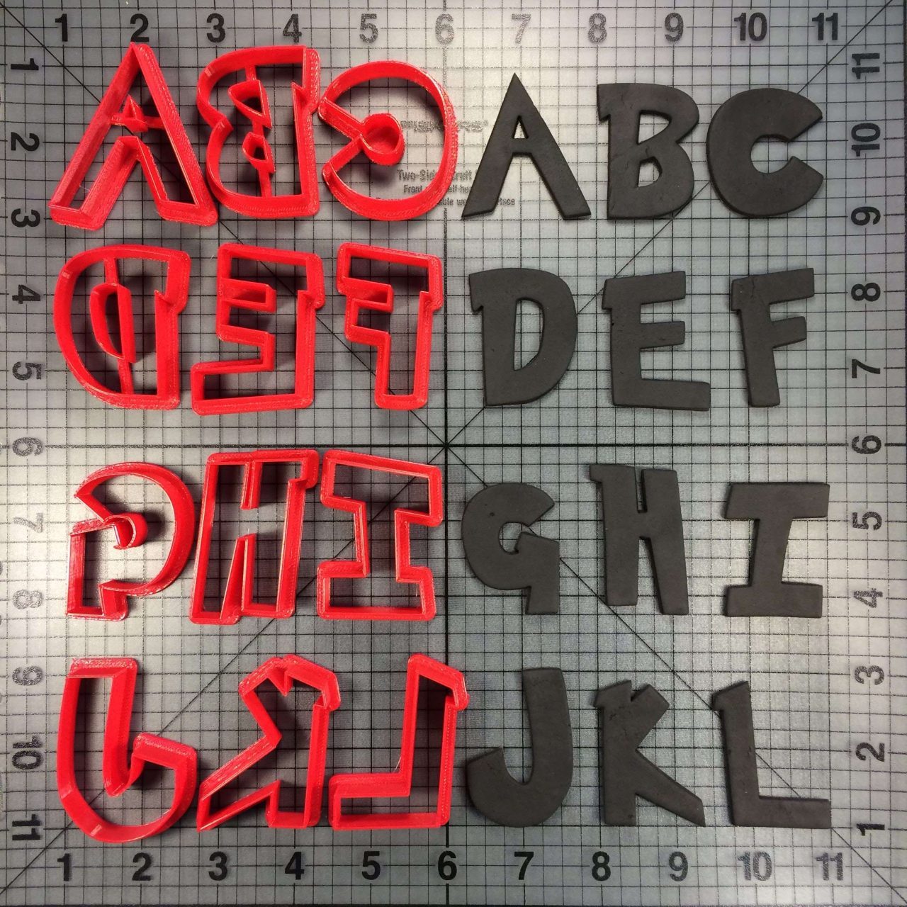 Pokemon Font Uppercase Cookie Cutter Set