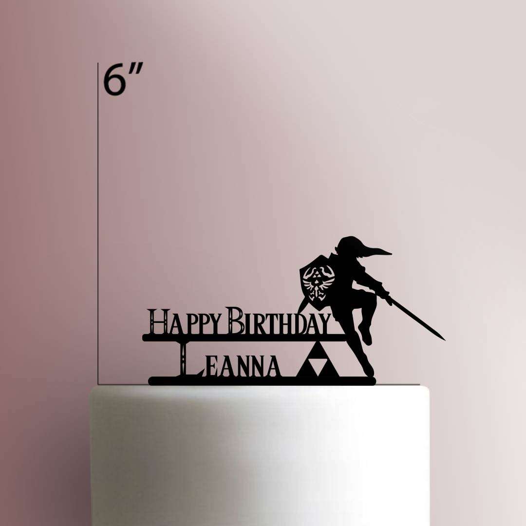 Custom Legend of Zelda Birthday 225-082 Cake Topper