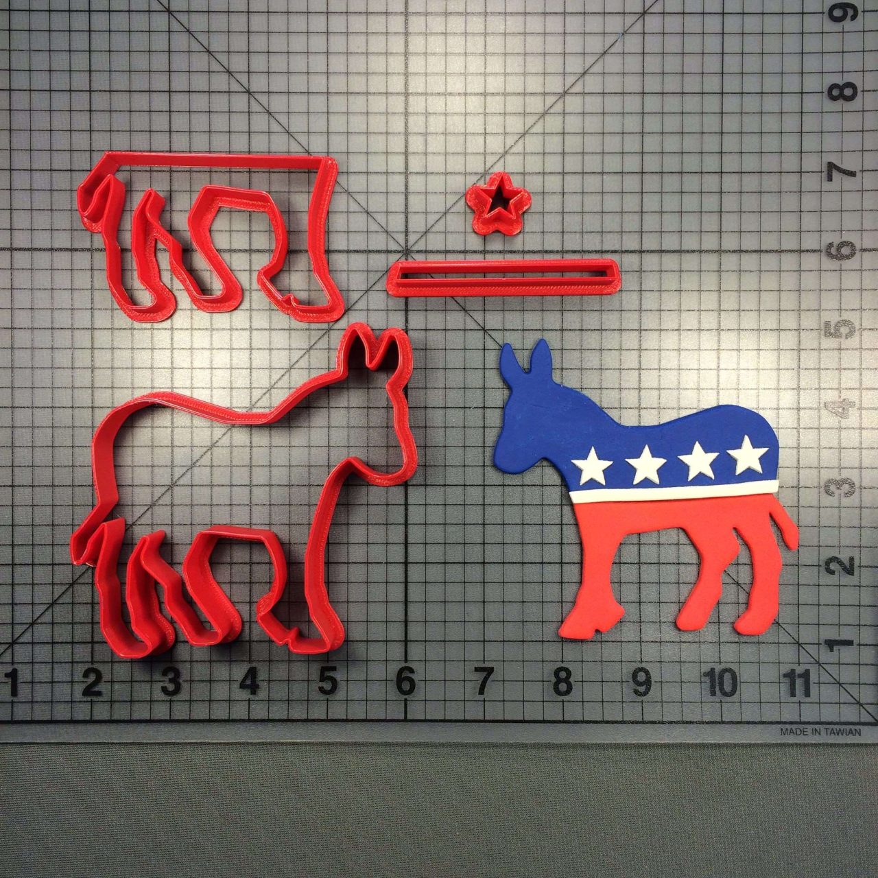 Democrat Party 266-249 Cookie Cutter Set