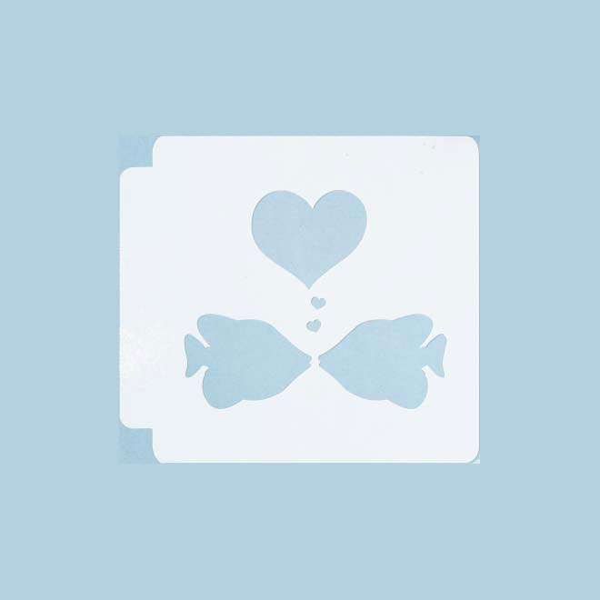 Kissing Fish 783-225 Stencil
