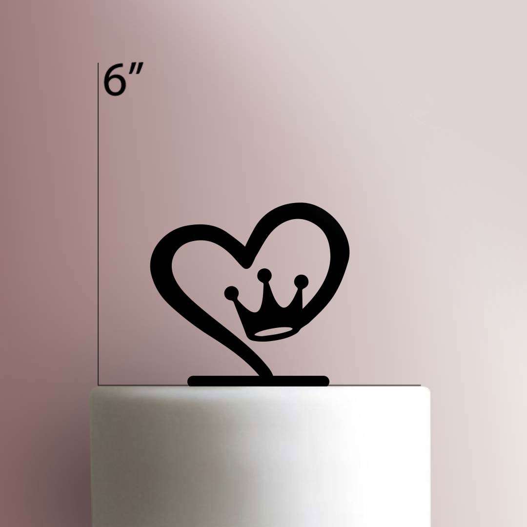 Princess Heart 225-118 Cake Topper