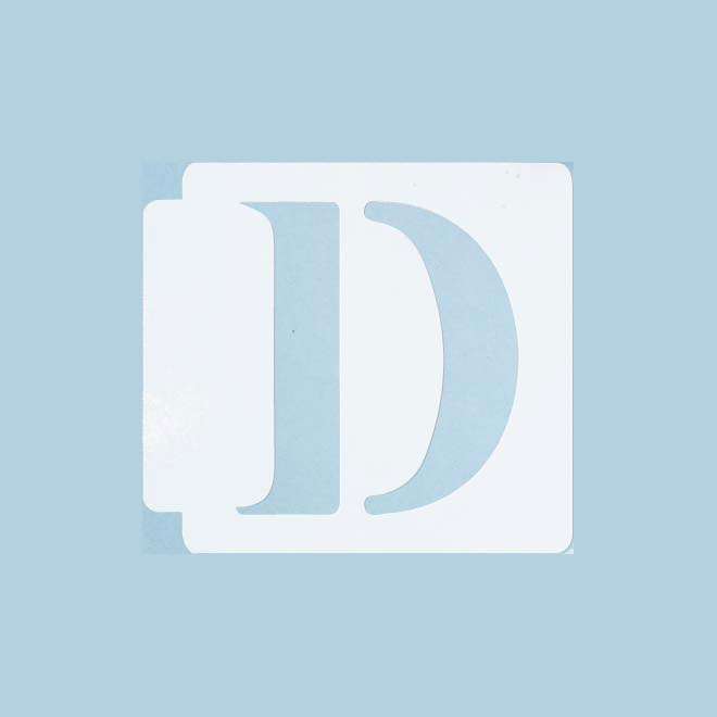 Roman Numeral - D 783-256 Stencil
