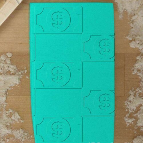 Money Pattern 765-121 Rolling Pin (Large)