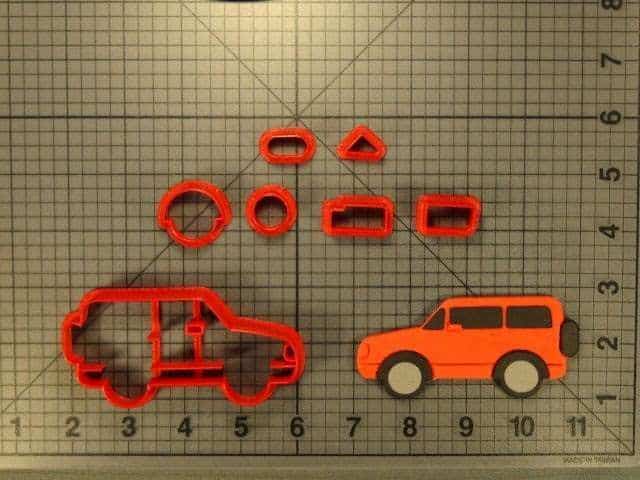 Car 266-336 Cookie Cutter Set
