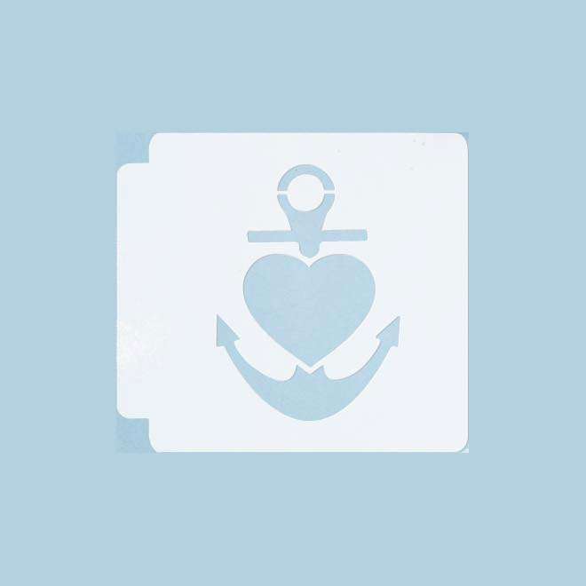 Anchor Heart 783-347 Stencil