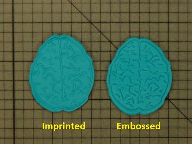 Brain Cookie Cutter and Stamp 227-058 (written)