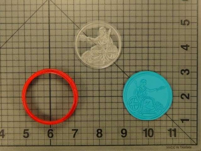 Coin 227-059 Cookie Cutter and Acrylic Stamp - Image 3