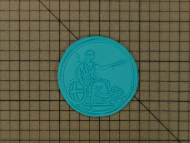 Coin 227-059 Cookie Cutter and Stamp Imprinted (2)