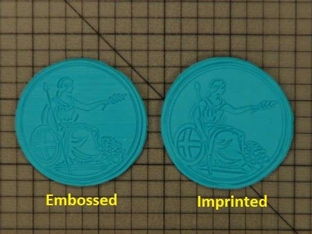 Coin 227-059 Cookie Cutter and Stamp (written)