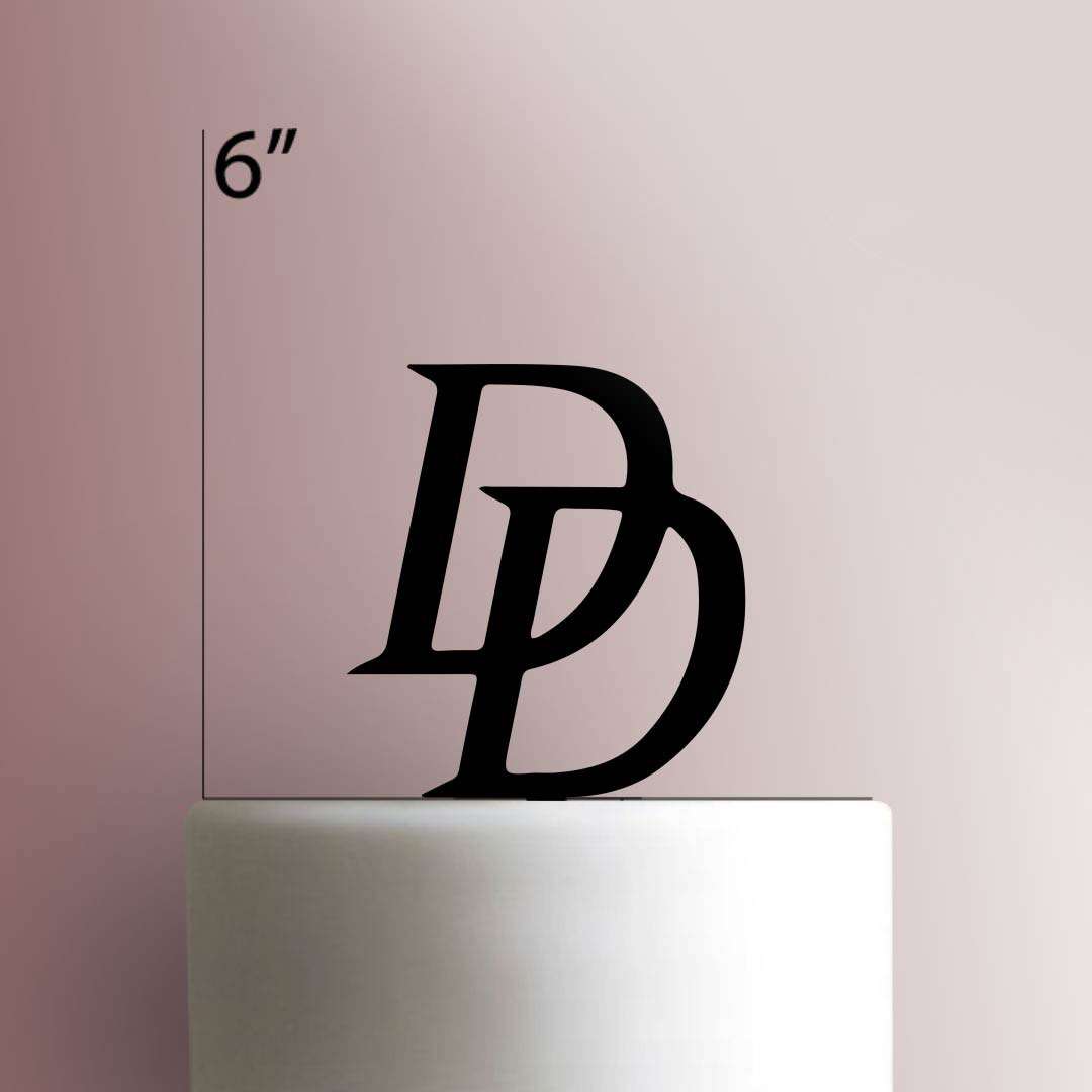 Daredevil Logo 225-132 Cake Topper