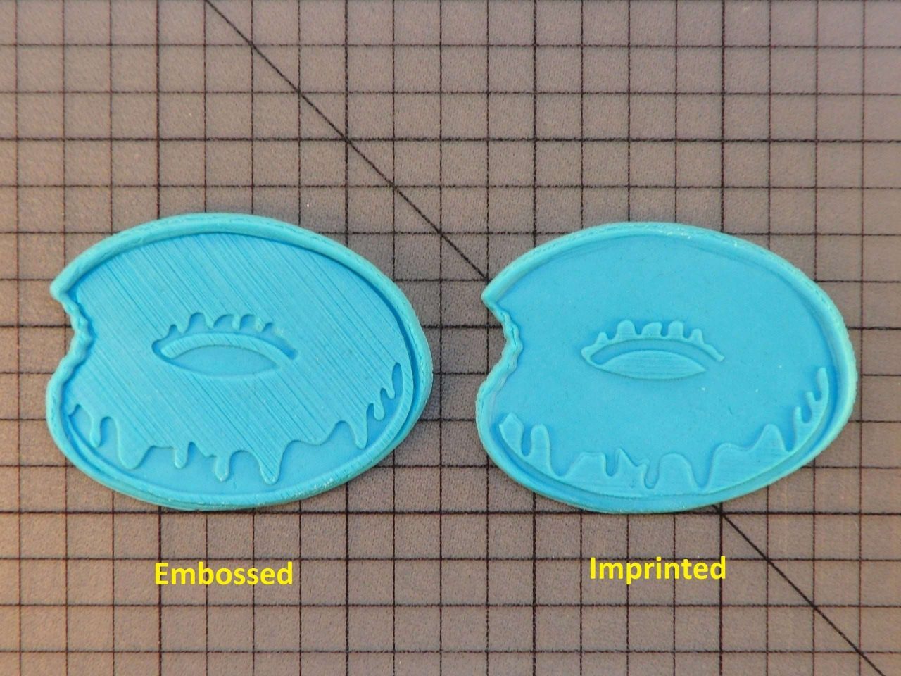 Donut 227-065 Cookie Cutter and Stamp (written)