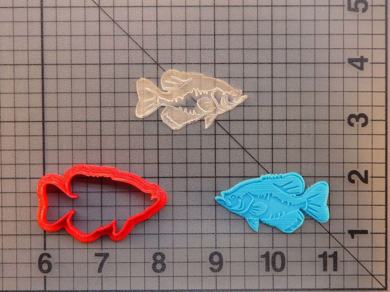 Fish 227-066 Cookie Cutter and Stamp Embossed (1)