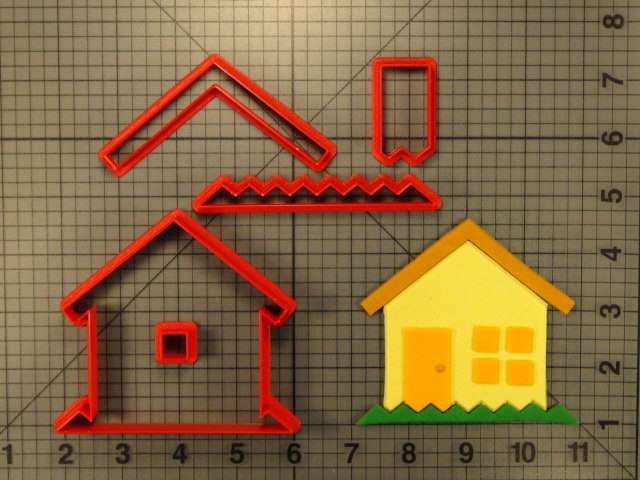 House 266-334 Cookie Cutter Set