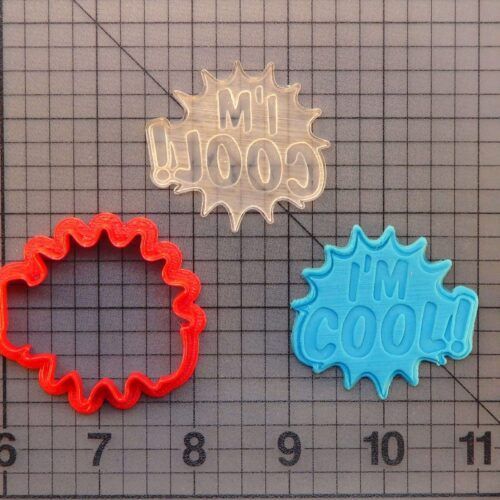 I'm Cool Stamp 227-051 Cookie Cutter and Stamp Embossed (1)