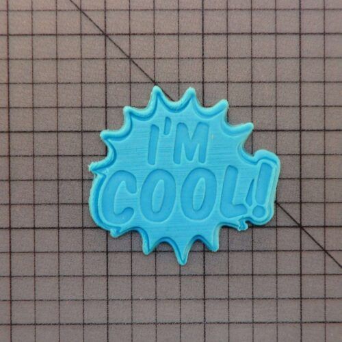 I'm Cool Stamp 227-051 Cookie Cutter and Stamp Embossed (2)