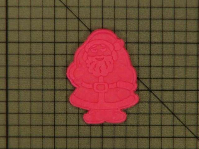 Santa Claus 227-067 Cookie Cutter and Stamp Embossed (1)