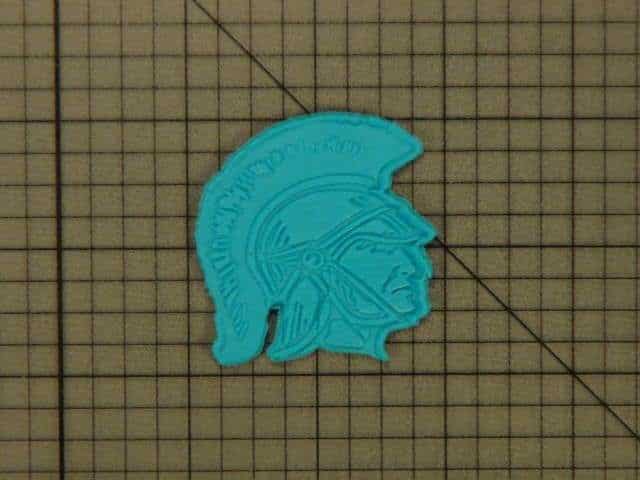 Roman Soldier 227-048 Cookie Cutter and Acrylic Stamp Imprinted (1)