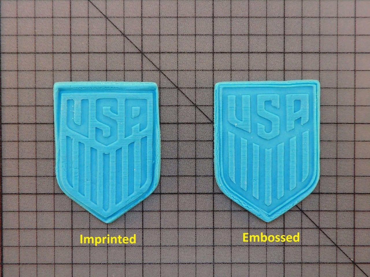 USMNT 227-052 Cookie Cutter and Stamp (Written)