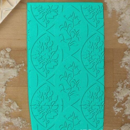 JB Flower Pattern 765-175 Rolling Pin 1in 2