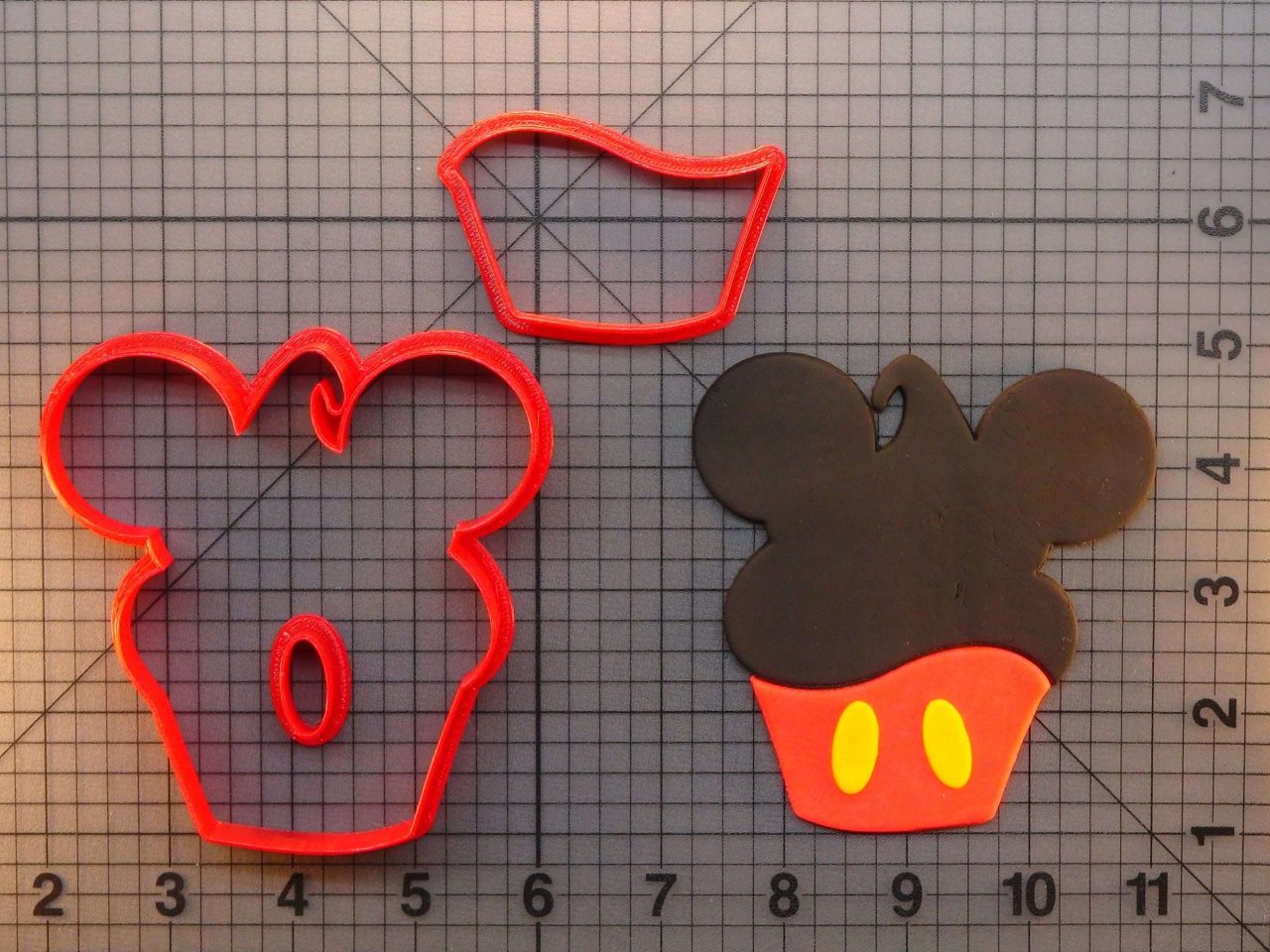 Mickey Mouse Cupcake 266-381 Cookie Cutter Set