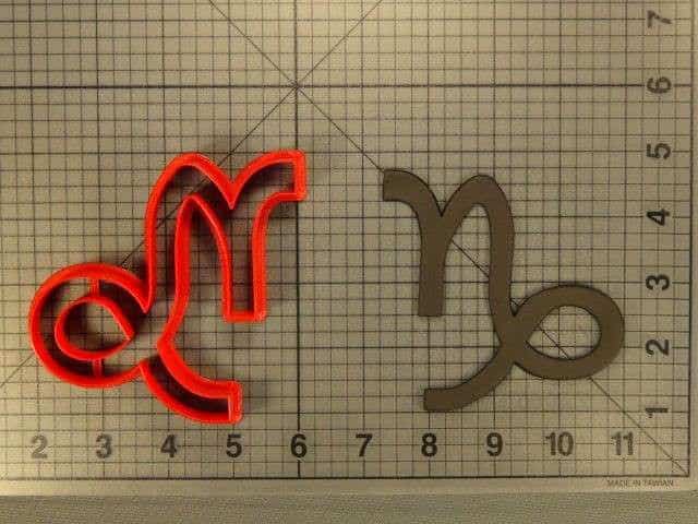 Capricorn Symbol Cookie Cutter