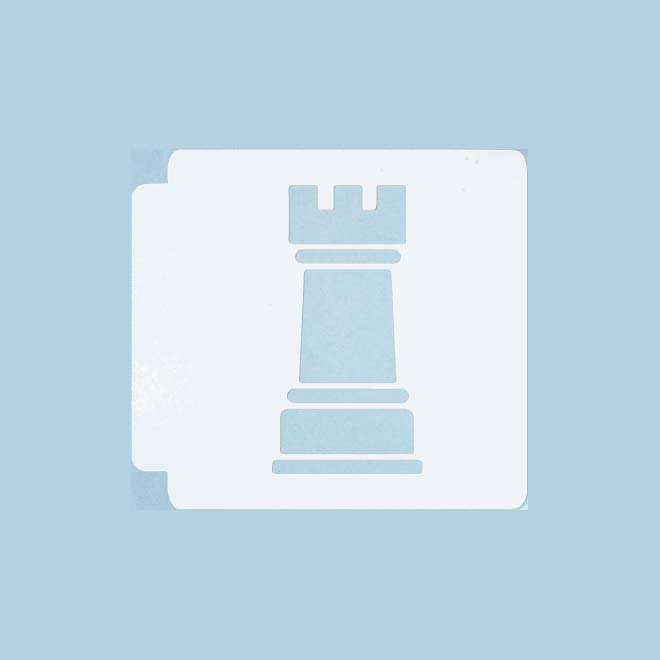 Chess Piece Rook 783-467 Stencil