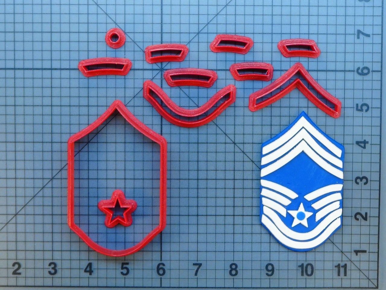 Chief Master Sergeant 266-543 Cookie Cutter Set