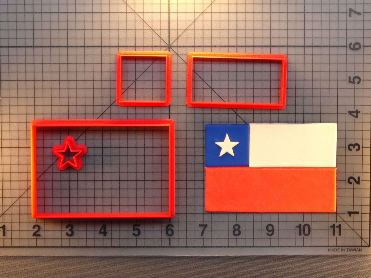 Chile Flag 266-431 Cookie Cutter Set