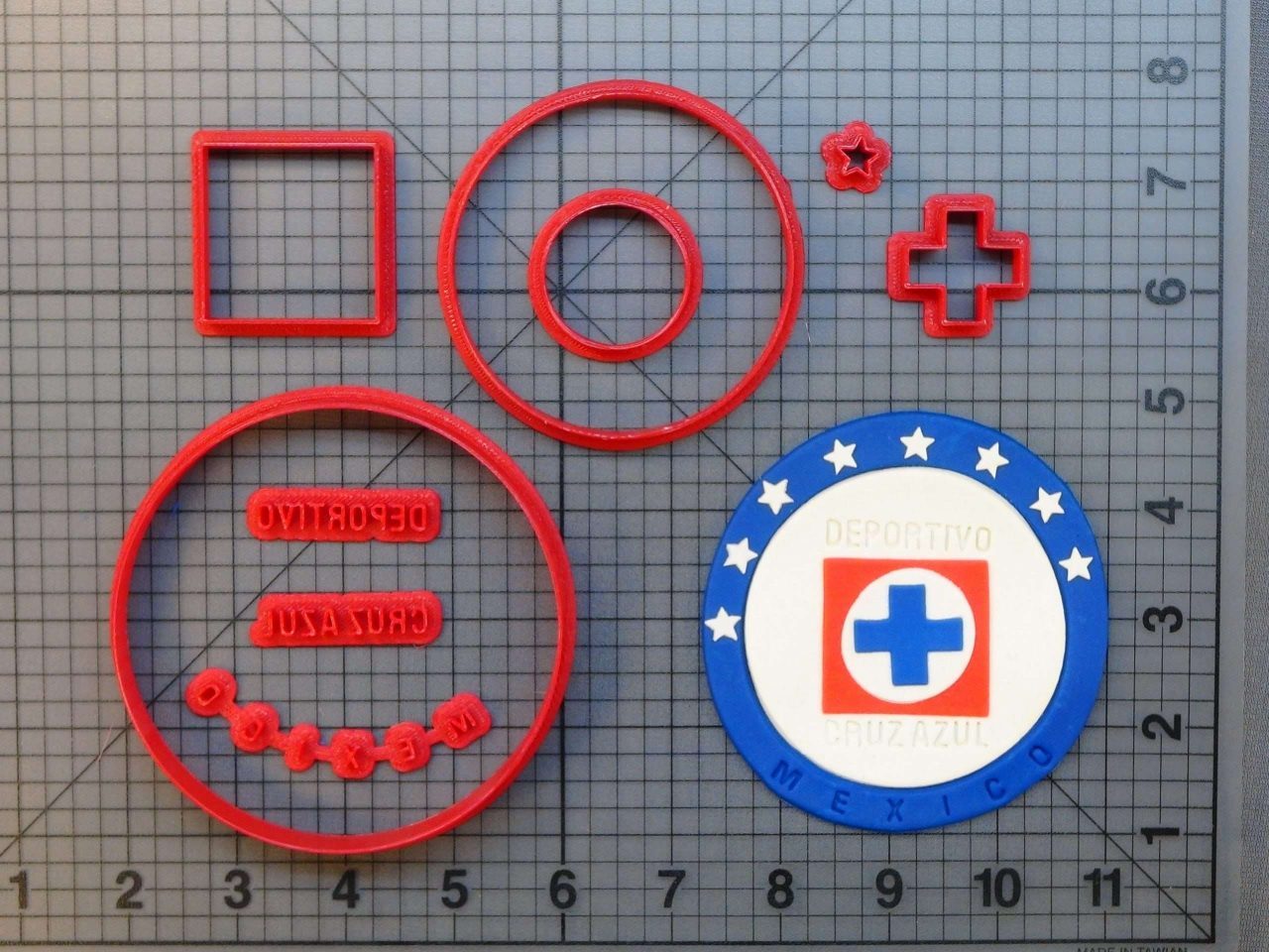 Cruz Azul 266-506 Cookie Cutter Set
