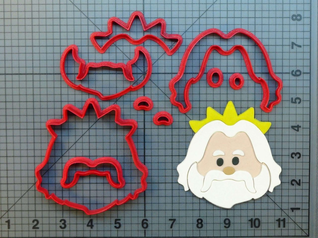 Little Mermaid - Triton 266-486 Cookie Cutter Set